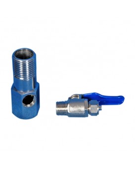 WELLON Inlet Brass COUPLINE and Brass Ball Valve 1/4 for Water Purifier.